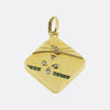 Antique Emerald and Diamond Pill Box Pendant