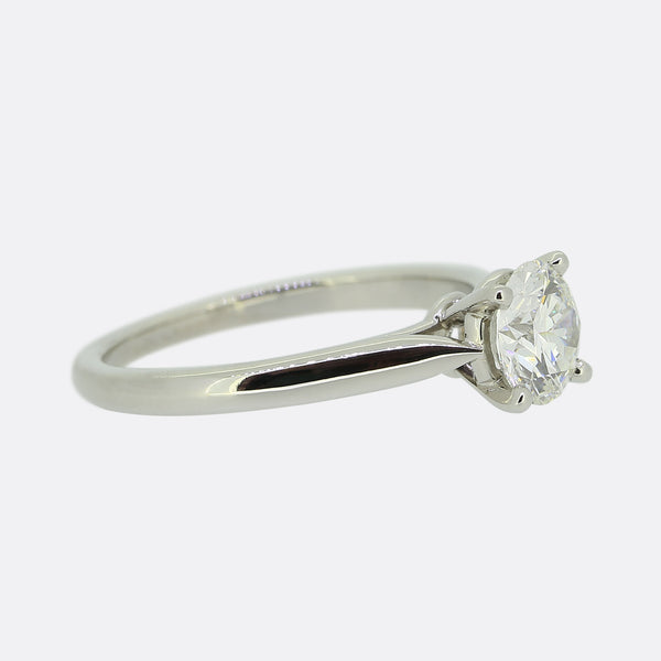 Cartier 1.02 Carat Diamond Solitaire Ring