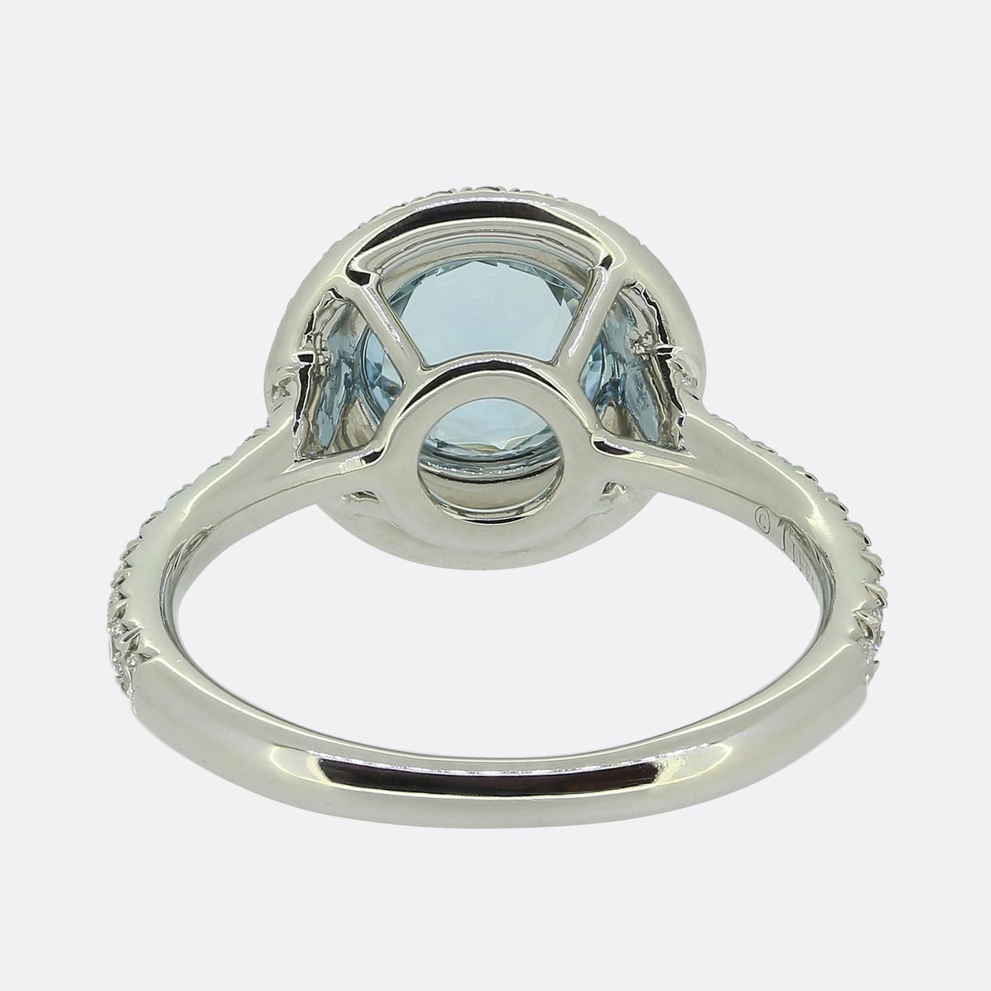 Tiffany & Co. Aquamarine and Diamond Soleste Ring