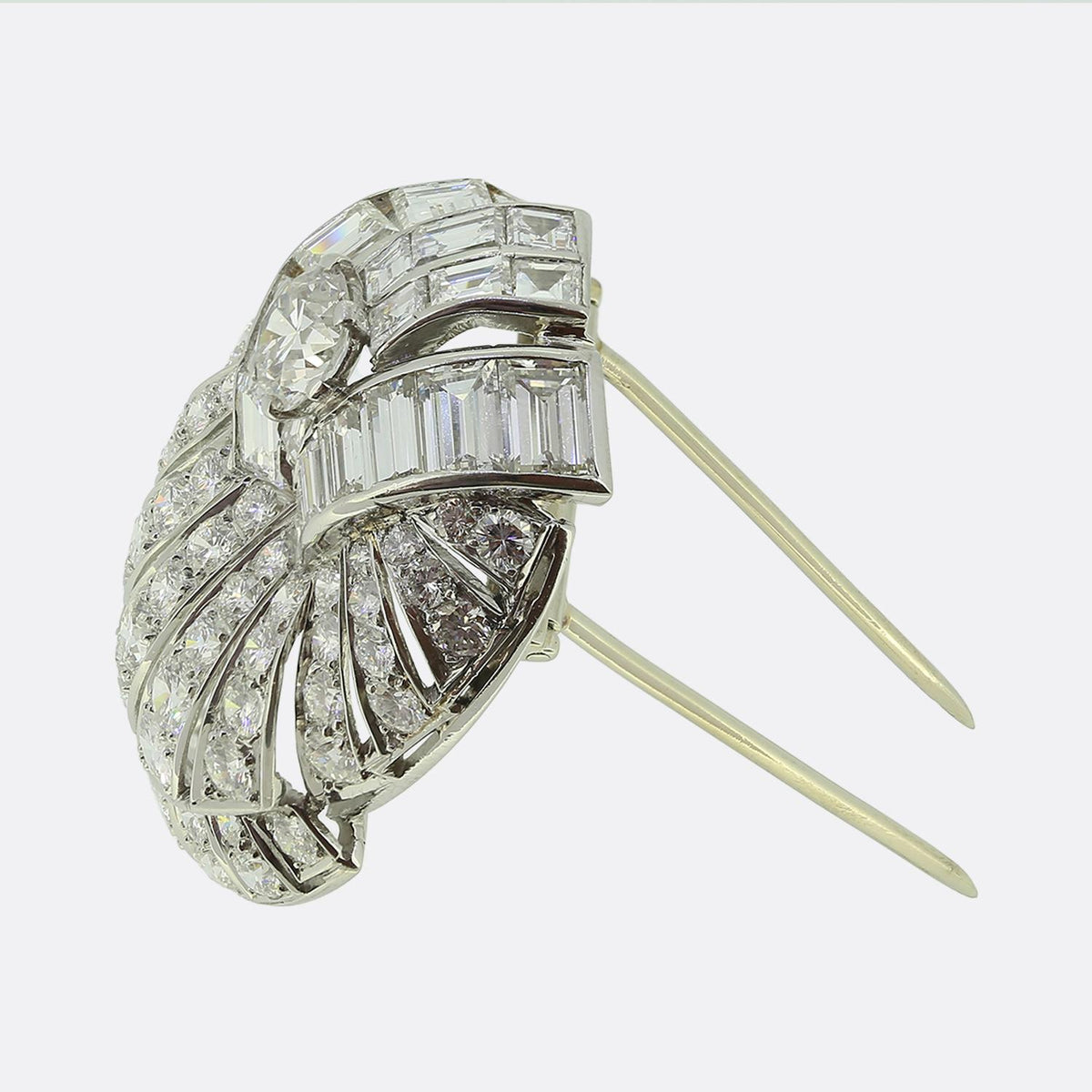 Art Deco Diamond Brooch