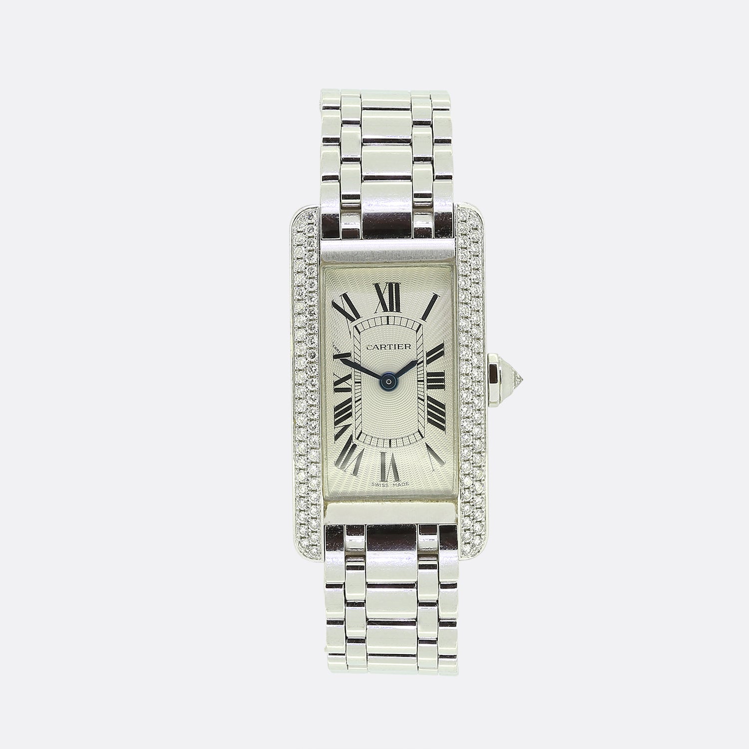 Cartier Tank Américaine Diamond Wristwatch – The Vintage Jeweller