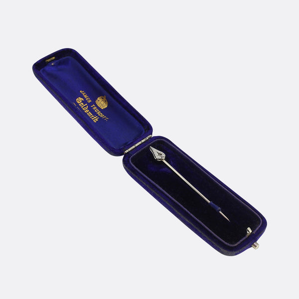 Art Deco Diamond Stick Pin