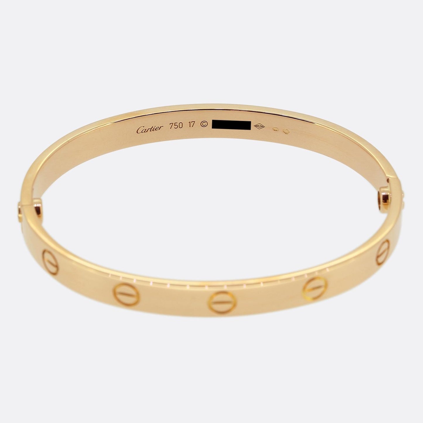 Cartier LOVE Bangle Classic Model Size 17