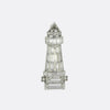 Art Deco Diamond Lighthouse Brooch