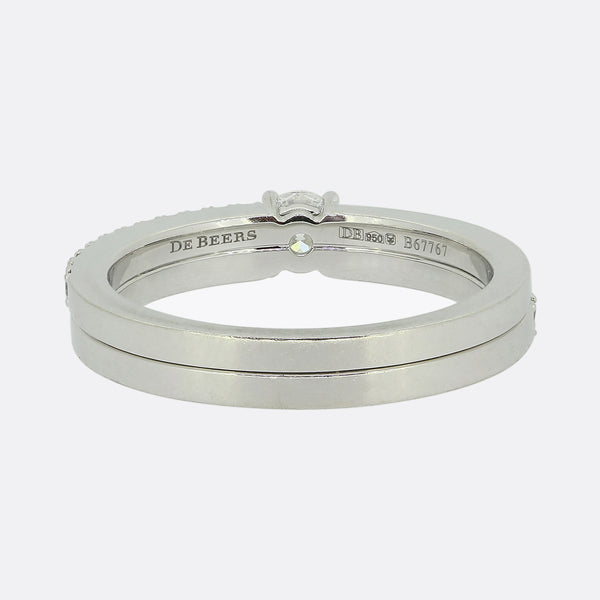 De Beers 0.17 Carat Diamond Promise Solitaire Ring