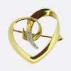 Tiffany & Co. Paloma Picasso Diamond Heart Brooch