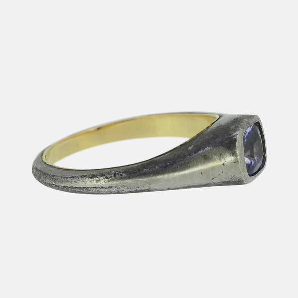 0.50 Carat Sapphire Single-Stone Ring