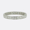 Art Deco Old Cut Diamond Full Eternity Ring Size Q (58)