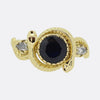 Gaetano Chiavetta Sapphire and Diamond Double Snake Ring