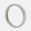 Art Deco Old Cut Diamond Full Eternity Ring Size Q (58)