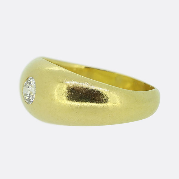 Vintage 0.30 Carat Diamond Gypsy Ring