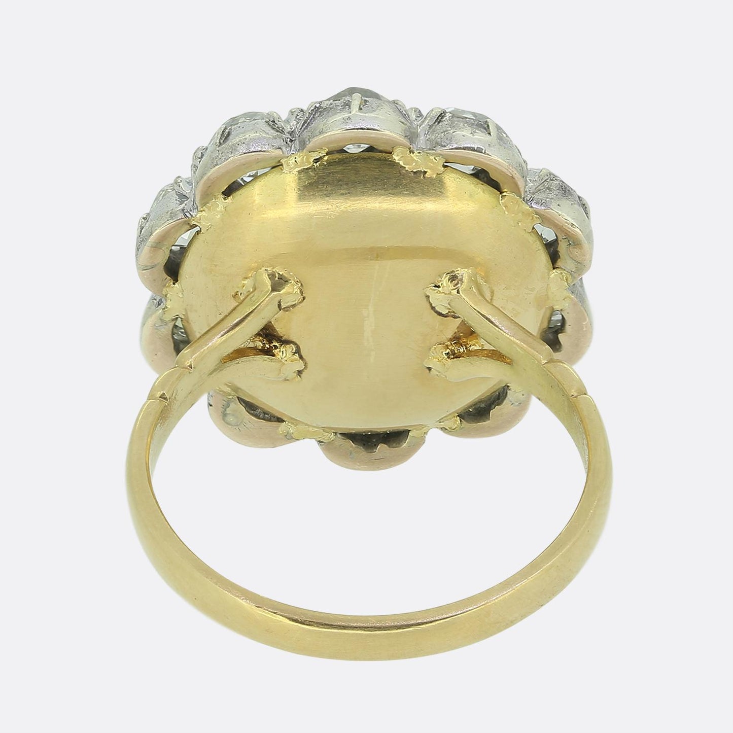Antique Old Cut Diamond Cluster Ring