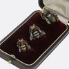 Boucheron Chrysoberyl Tiger's Eye and Diamond Insect Brooch Set