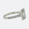 0.75 Carat Emerald-Cut Diamond Cluster Ring