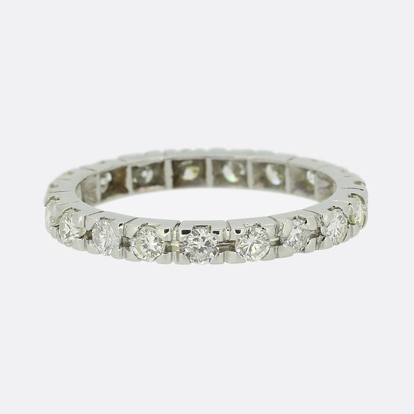 1.15 Carat Diamond Full Eternity Ring Size P 1/2