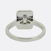 0.75 Carat Emerald-Cut Diamond Cluster Ring