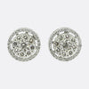 2.00 Carat Diamond Cluster Earrings