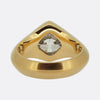 4.70 Carat Peruzzi Cut Diamond Ring