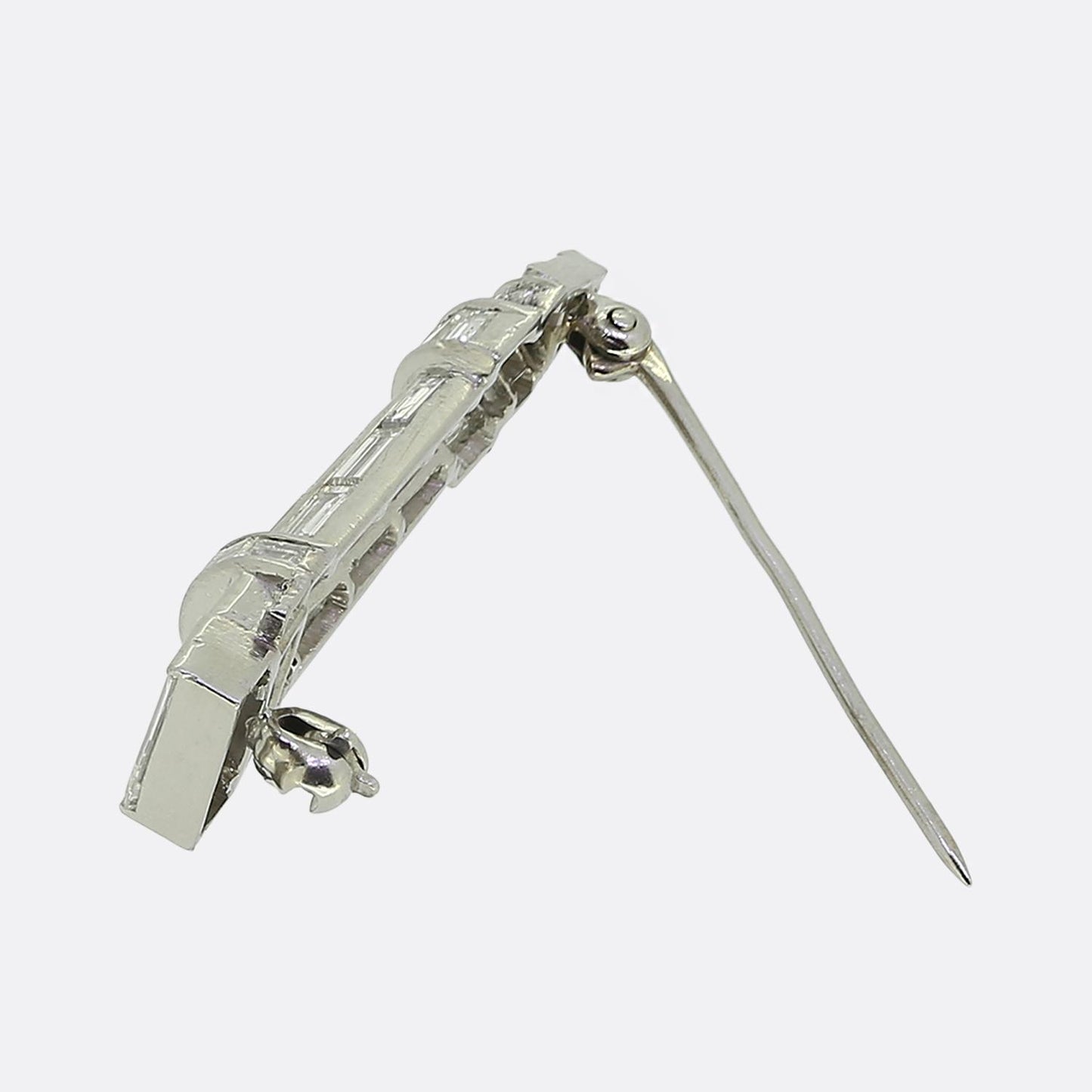 Art Deco Diamond Lighthouse Brooch