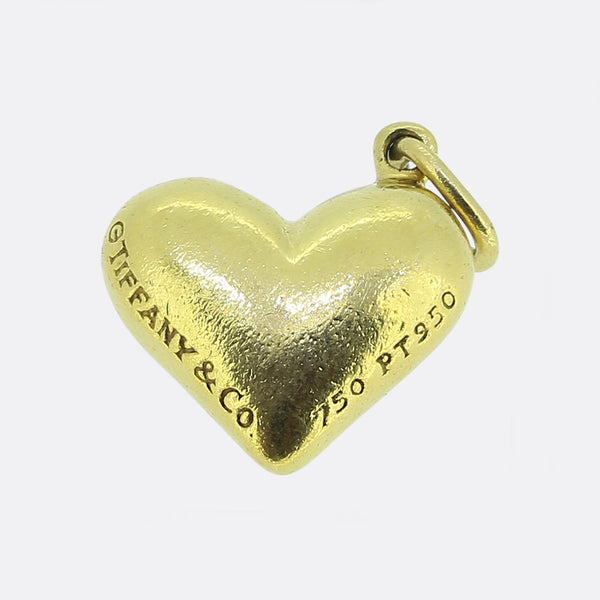 Tiffany Diamond Etoile Heart Charm Pendant