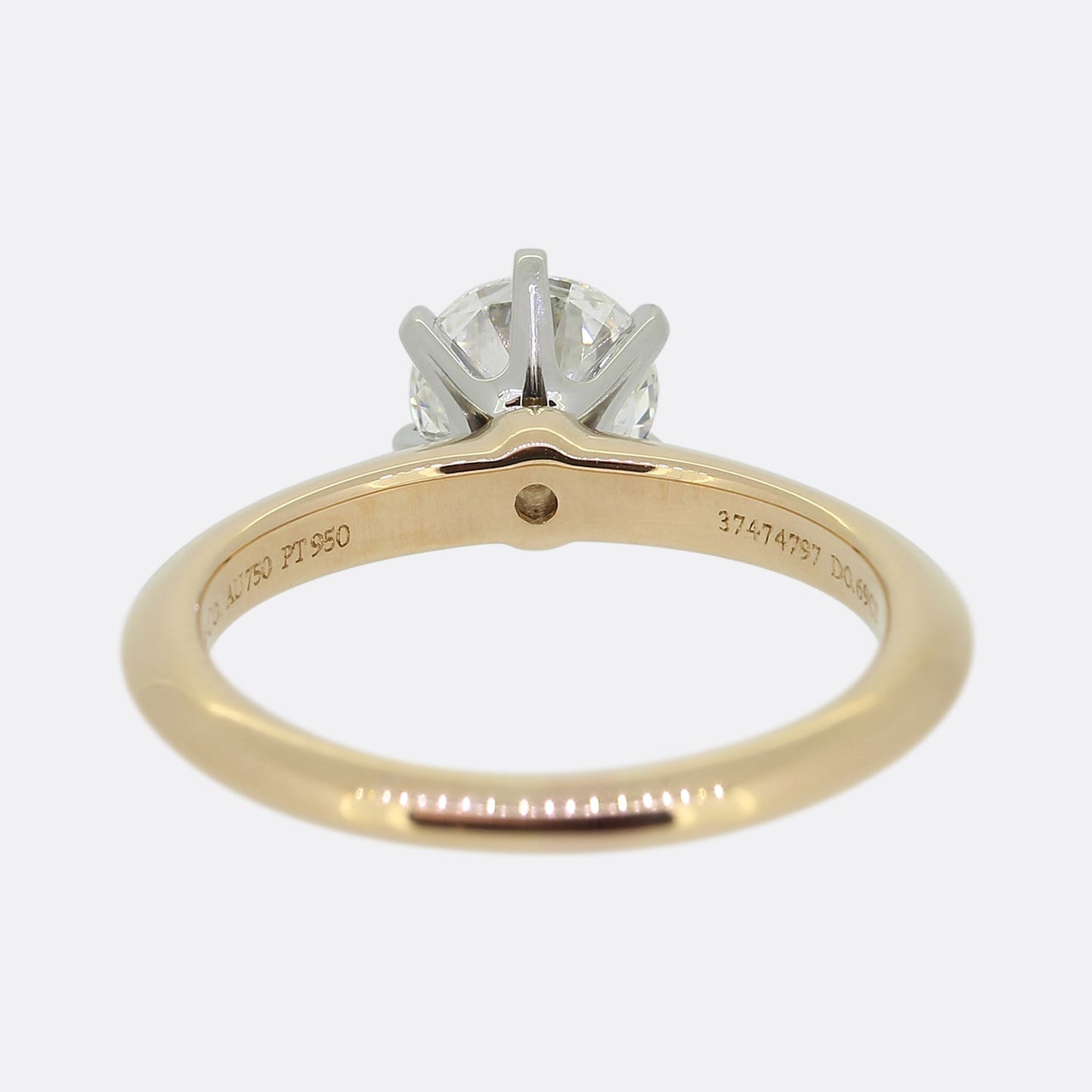 Tiffany & Co. 0.69 Carat Diamond Engagement Ring