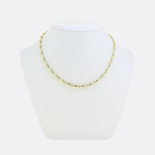 Tiffany & Co. Elsa Peretti Teardrop Chain Necklace