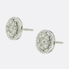 2.00 Carat Diamond Cluster Earrings