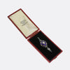 Victorian Blue Enamel and Diamond Locket Pendant
