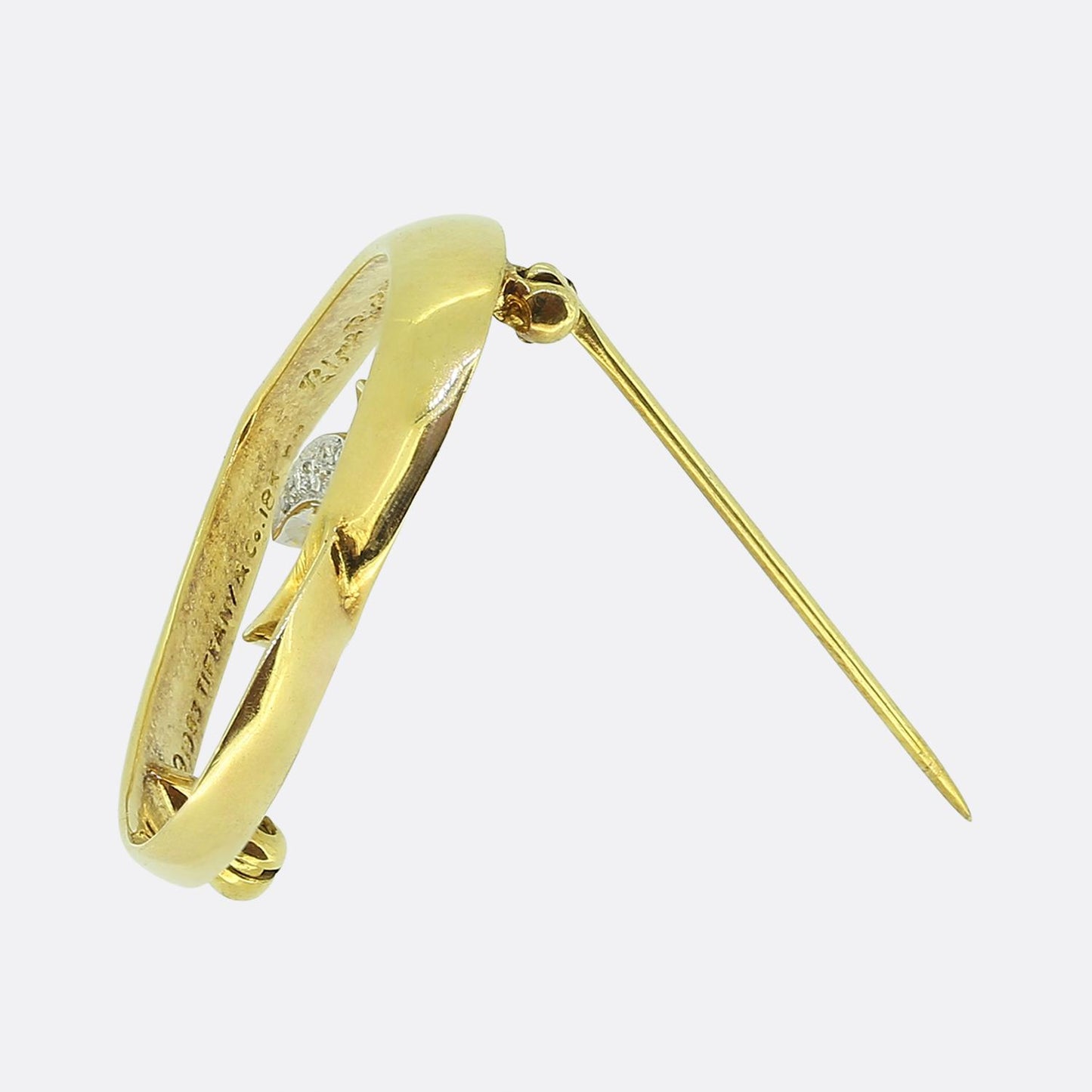 Tiffany & Co. Paloma Picasso Diamond Heart Brooch