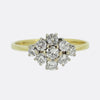 Vintage Diamond Cluster Ring