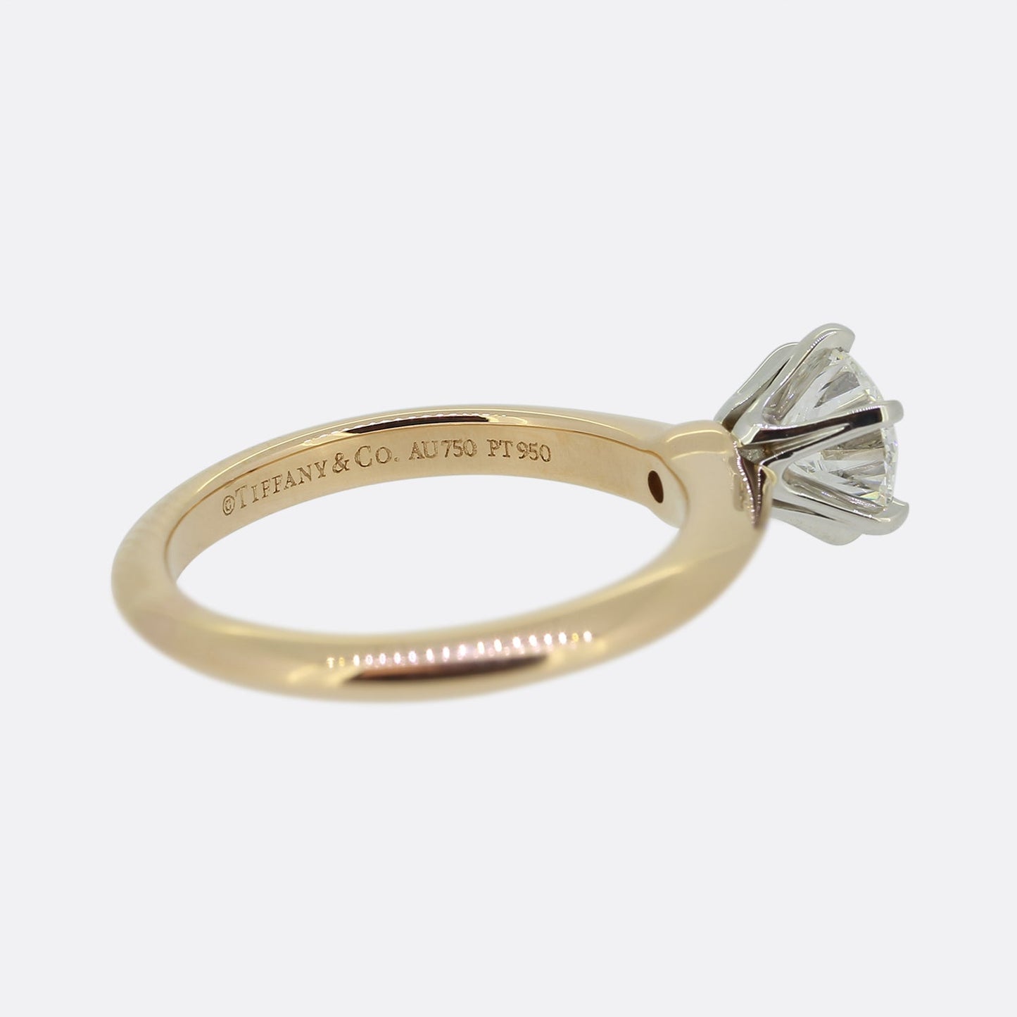 Tiffany & Co. 0.69 Carat Diamond Engagement Ring