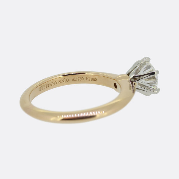 Tiffany & Co. 0.69 Carat Diamond Engagement Ring