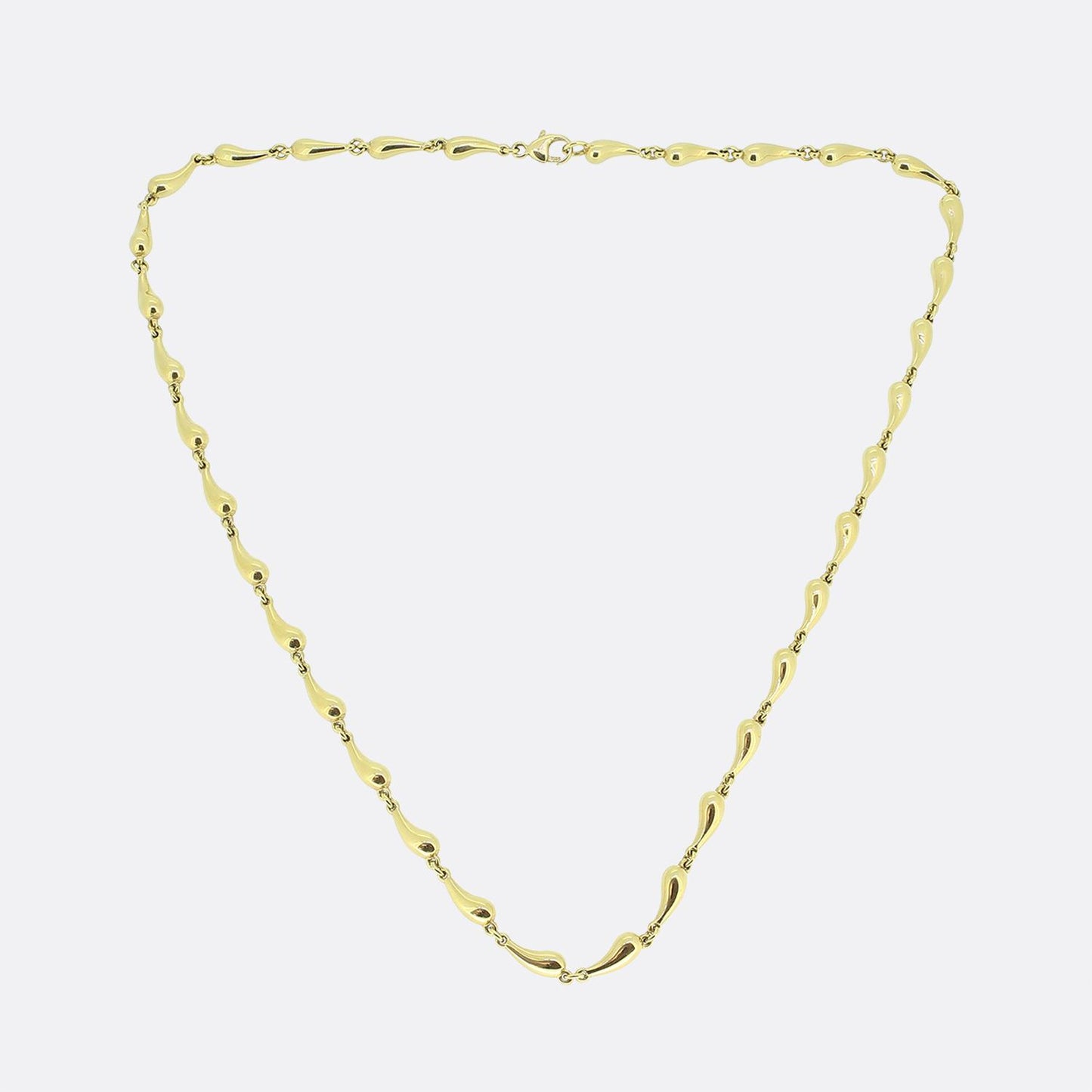 Tiffany & Co. Elsa Peretti Teardrop Chain Necklace