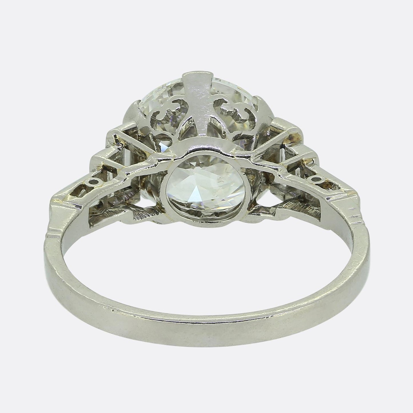 Art Deco 3.00 Carat Diamond Engagement Ring