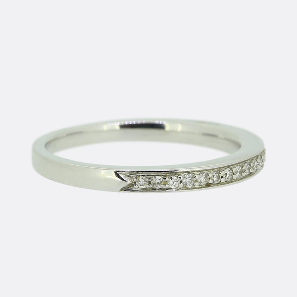 0.25 Carat Diamond Half Eternity Ring