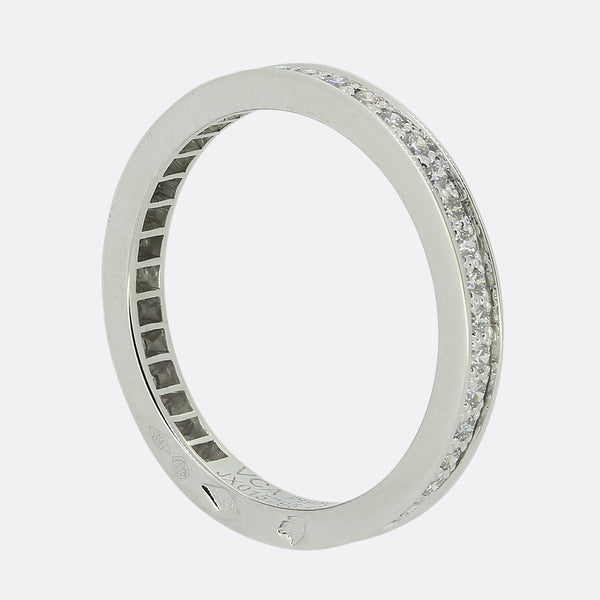 Van Cleef and Arpels Romance Diamond Wedding Band Eternity Ring Size I (48)