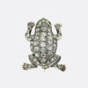 Victorian Emerald and Diamond Frog Brooch