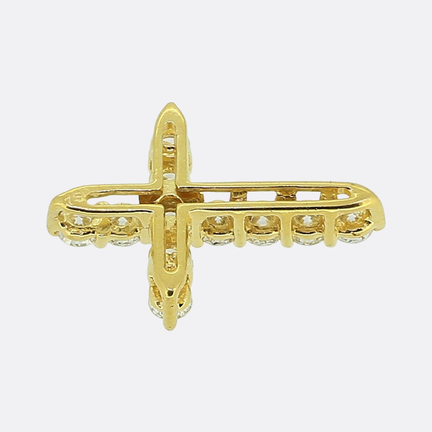 0.66 Carat Diamond Cross Pendant