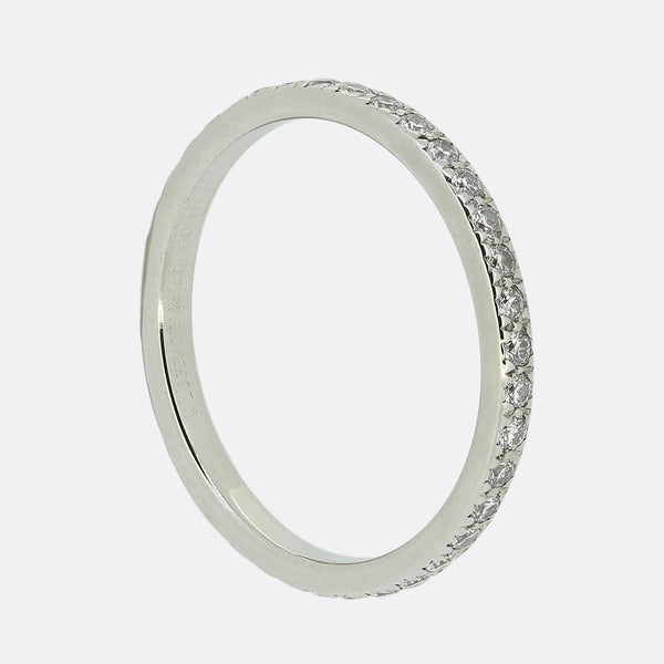 Tiffany & Co. Diamond Full Eternity Ring Size N (54)