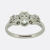 Antique 1.29 Carat Old Cut Diamond Three-Stone Ring