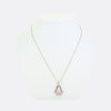 Edwardain Pink Topaz and Diamond Necklace