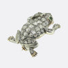 Victorian Emerald and Diamond Frog Brooch