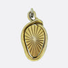 Victorian Opal and Diamond Snake Pendant