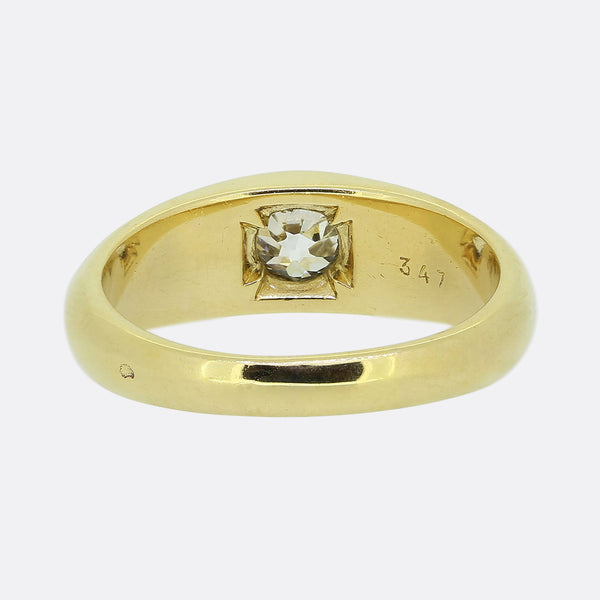 Vintage 0.80 Carat Old Cut Diamond Ring
