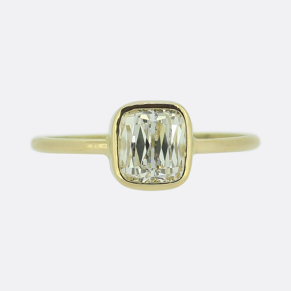 Vintage 1.00 Carat Diamond Solitaire Ring