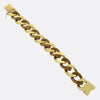 Van Cleef & Arpels Vintage Gold and Wood Link Curb Bracelet