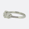 Antique 1.10 Carat Old Cut Diamond Three-Stone Ring