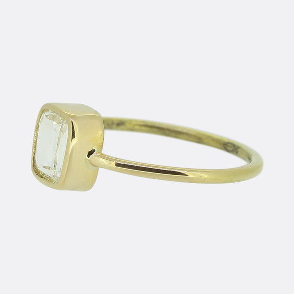 Vintage 1.00 Carat Diamond Solitaire Ring