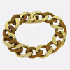 Van Cleef & Arpels Vintage Gold and Wood Link Curb Bracelet