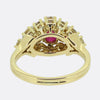 Graff Vintage Ruby and Diamond Cluster Ring